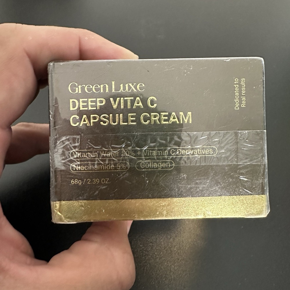 New Deep Vita C Capsule Cream‎ Collagen Niacinamide 2.39 Oz